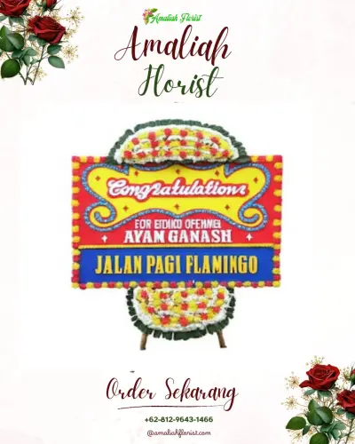 Bunga Papan Congratulation di Tiban Indah